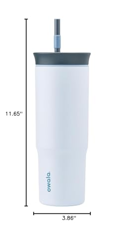 Owala Stainless Steel Insulated Travel Tumbler 40 oz Dusty Pink X1735