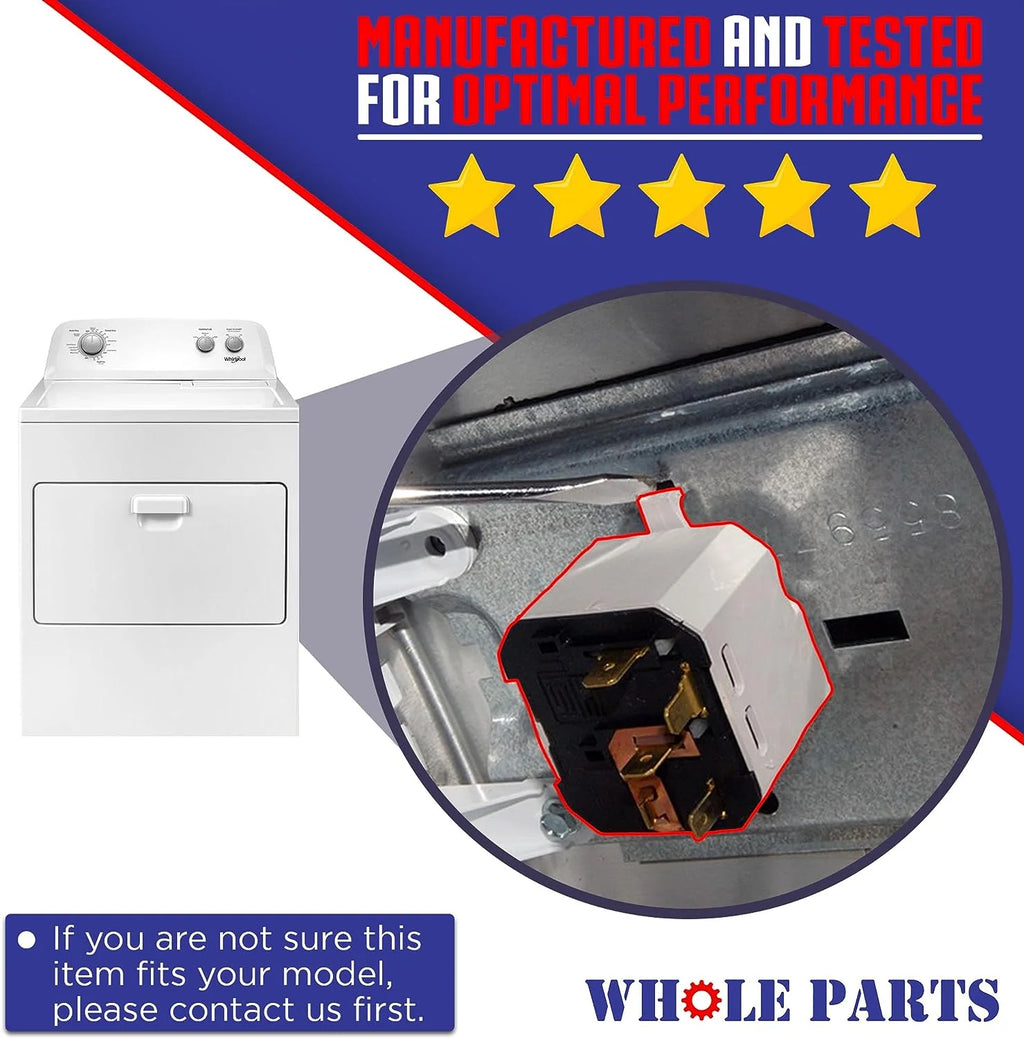 Dryer Start Switch Part W10446920 for Amana, Inglis, Kenmore, Whirlpool W87647