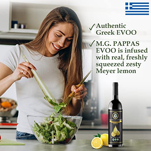 M.G. PAPPAS High Polyphenol Extra Virgin Olive Oil, Cold Pressed & Unfiltered, 12.7 oz O81138