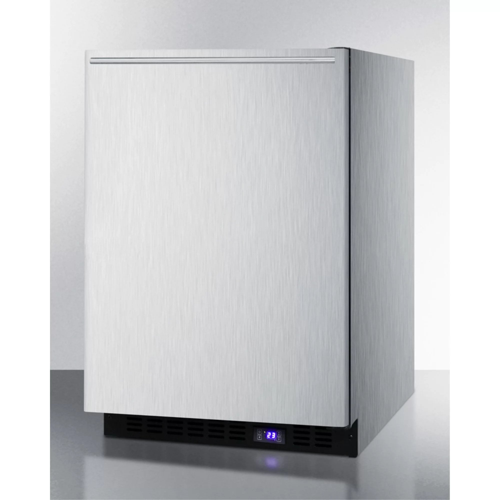 Frost-free Built-in Undercounter Freezer with Icemaker, Stainless Steel F638