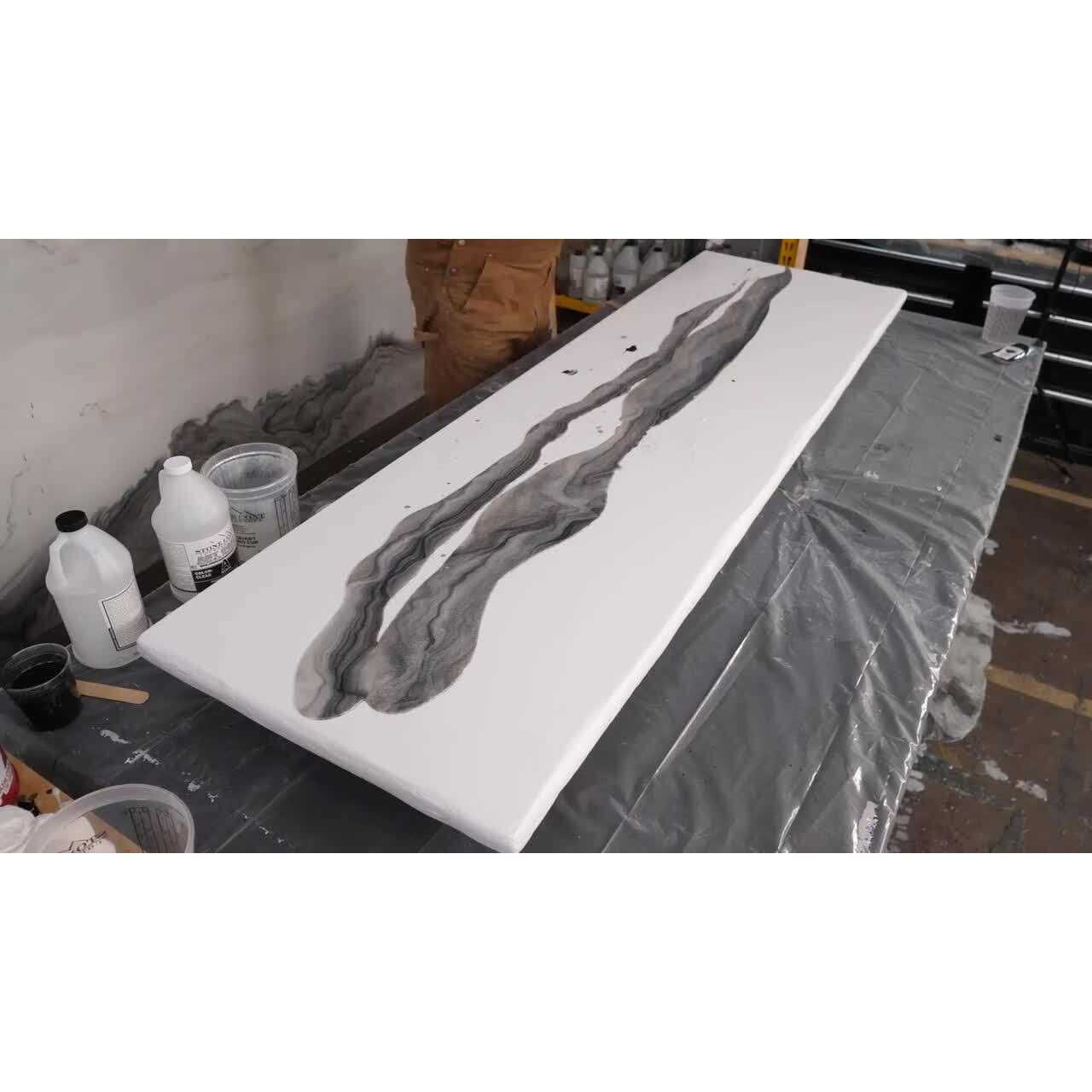 Stone Coat Countertops Carrara Marble Finish Countertop Kit A184