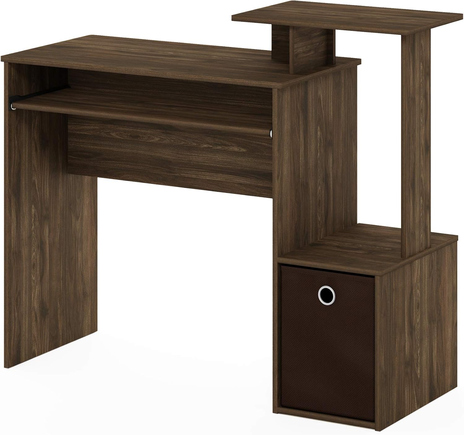Furinno Econ Multipurpose Home Office Computer Writing Desk, Black/Brown, Pack of 2 R83126
