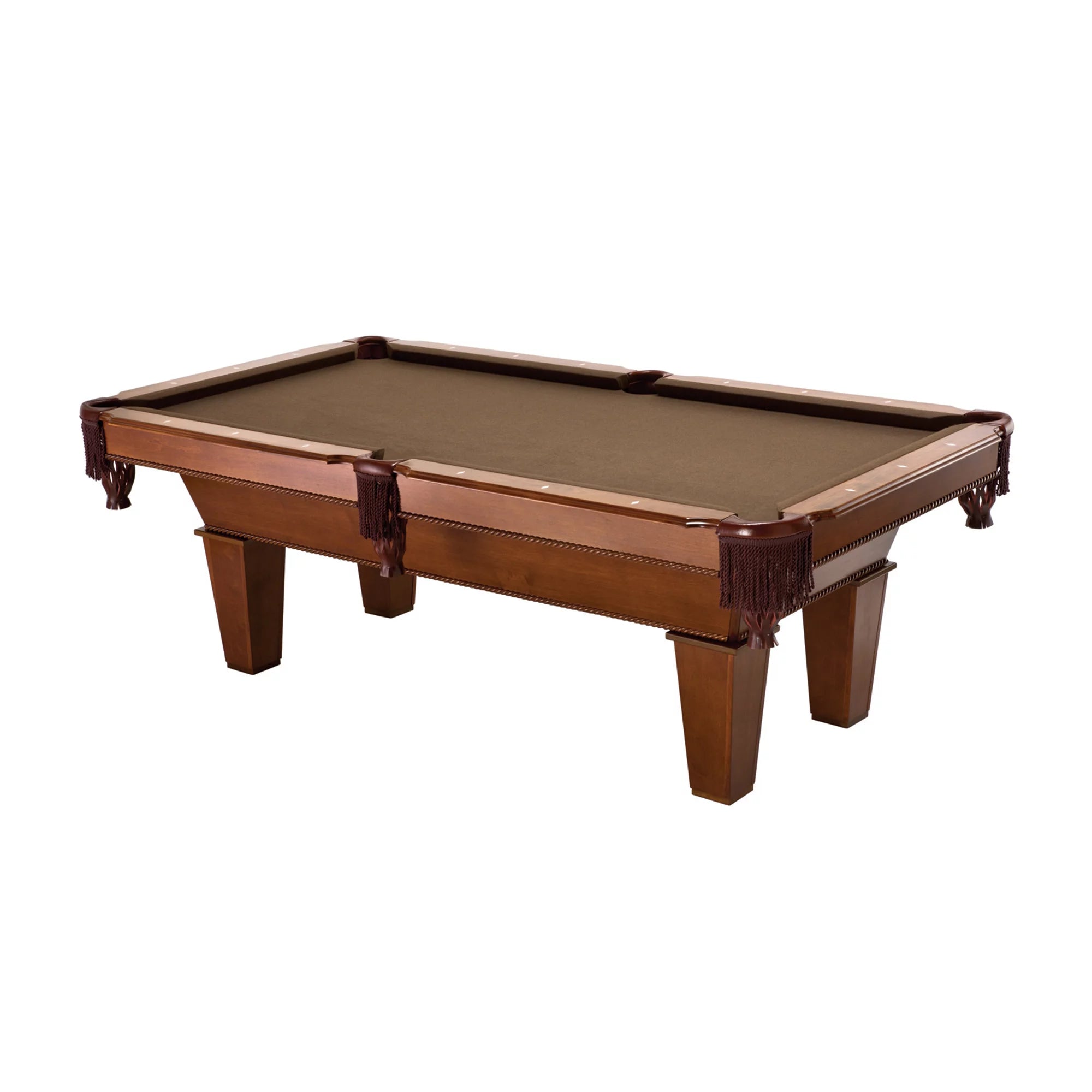 Fat Cat Frisco 7.5' Billiard Pool Table with Two Pool Cues O648751