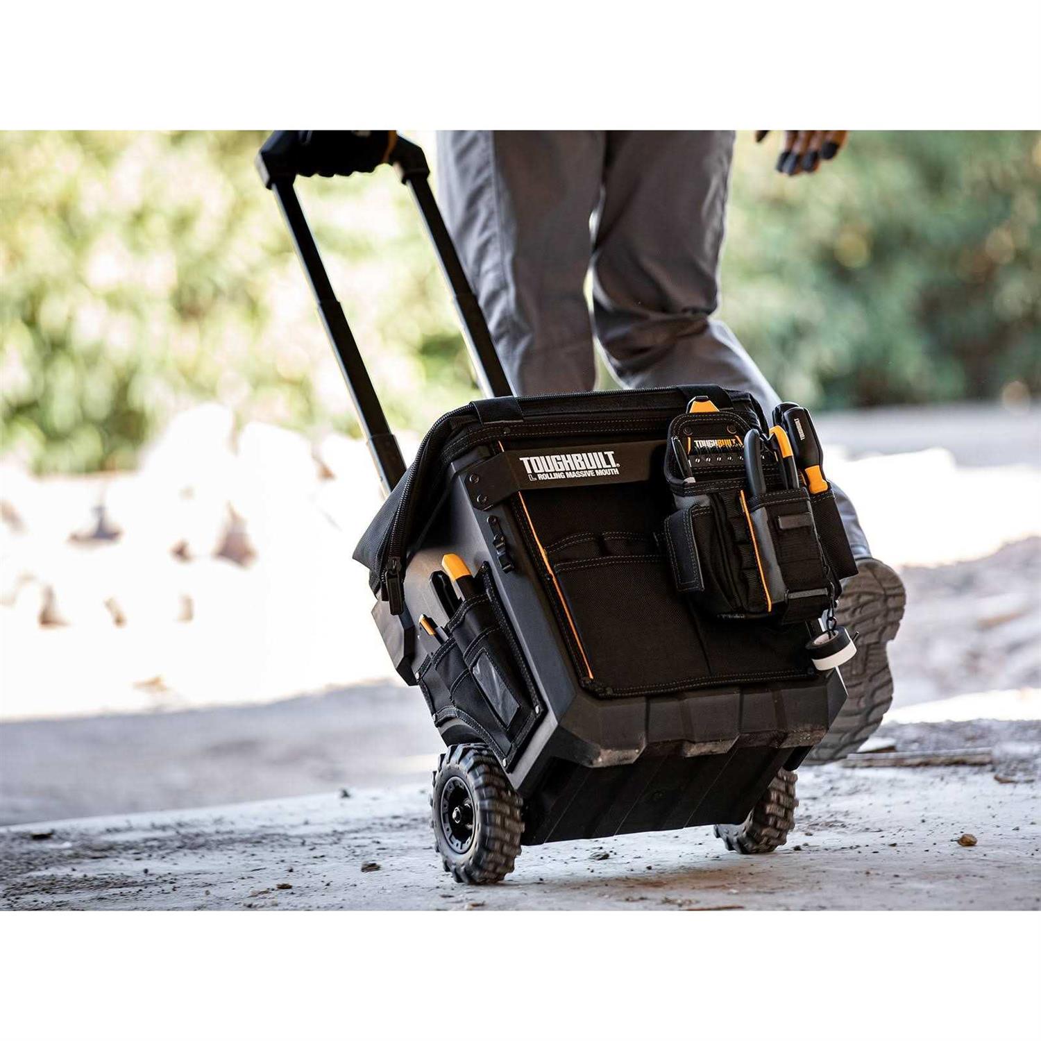 Toughbuilt Massive Mouth Large Rolling Tool Bag W613