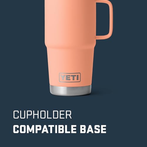 YETI Rambler 20 oz Stainless Steel Travel Mug with Stronghold Lid L9345