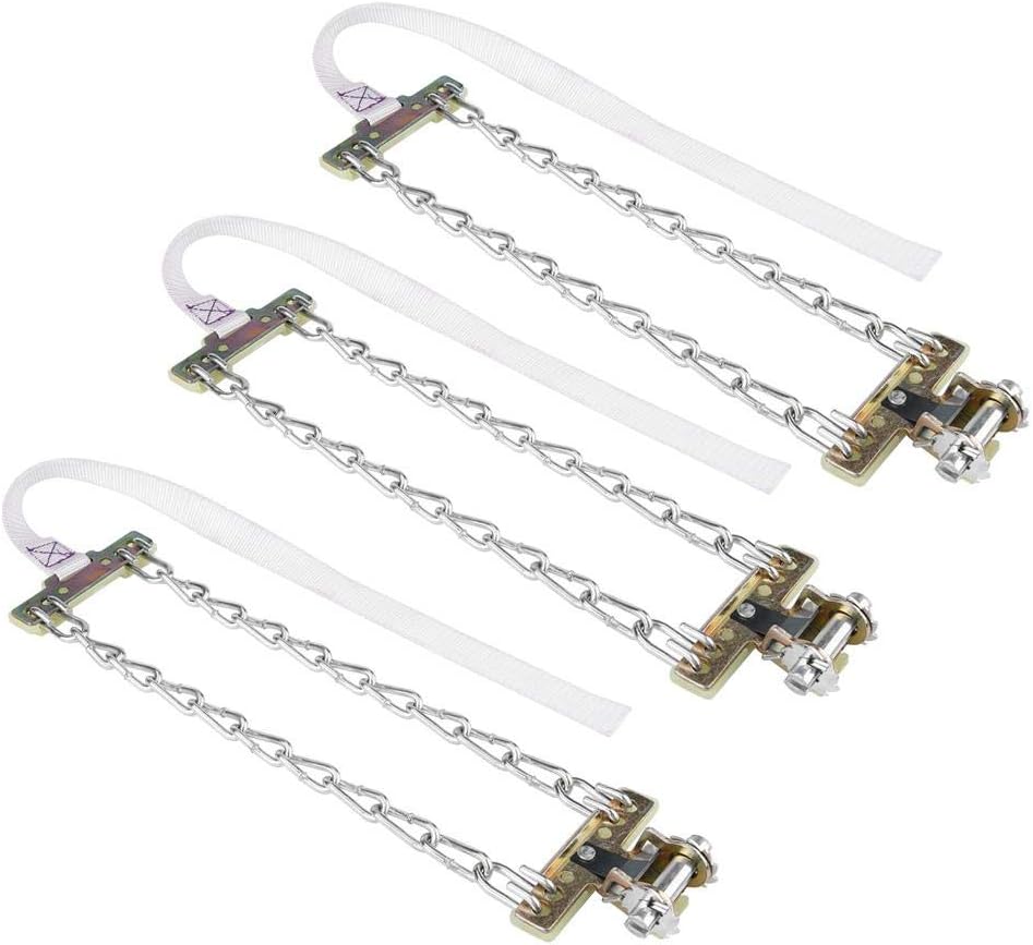 Tbest Tire Snow Chain Anti-skid Steel for Car Truck (Large) Pack of 2 H808141
