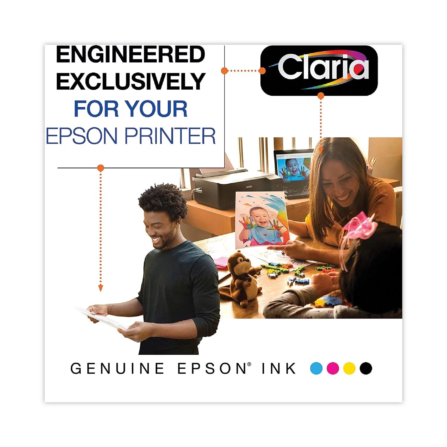 EPSON 232 Claria Ink High Capacity Black & Color Cartridge Combo Pack for WorkForce & Expression Printers J6357