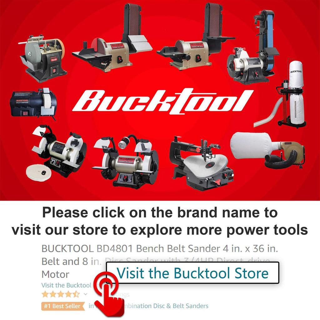 Bucktool Combo 2 x 42 Belt Sander 6 Bench Grinder C503058