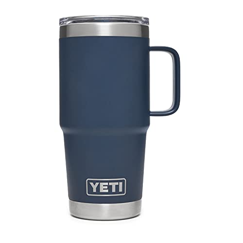 YETI Rambler 20 oz Stainless Steel Travel Mug with Stronghold Lid L9345