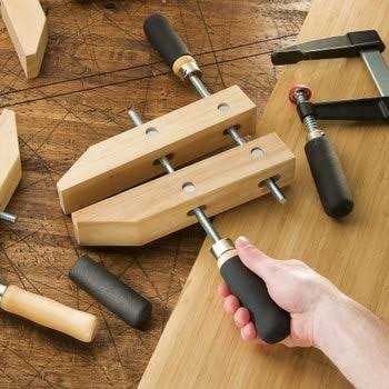 Rockler Wooden Handscrew Clamp A39046