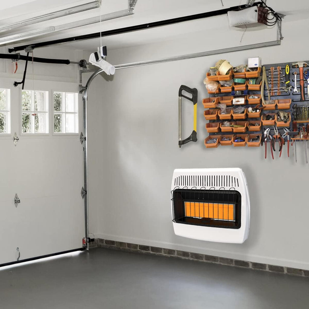 30,000 BTU Dual Fuel Wall Heater, Vent-Free Indoor Use A2302