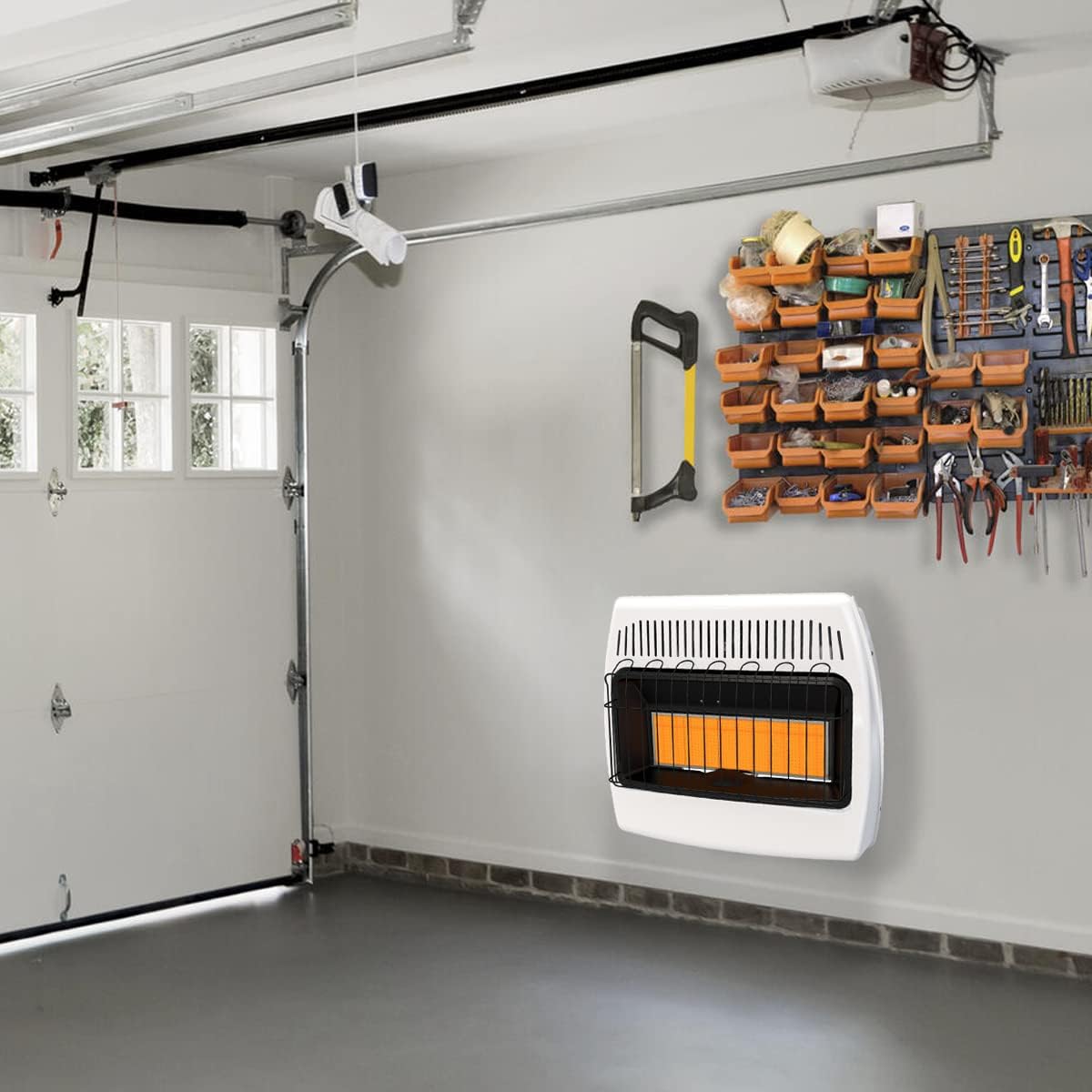 30,000 BTU Dual Fuel Wall Heater, Vent-Free Indoor Use A2302