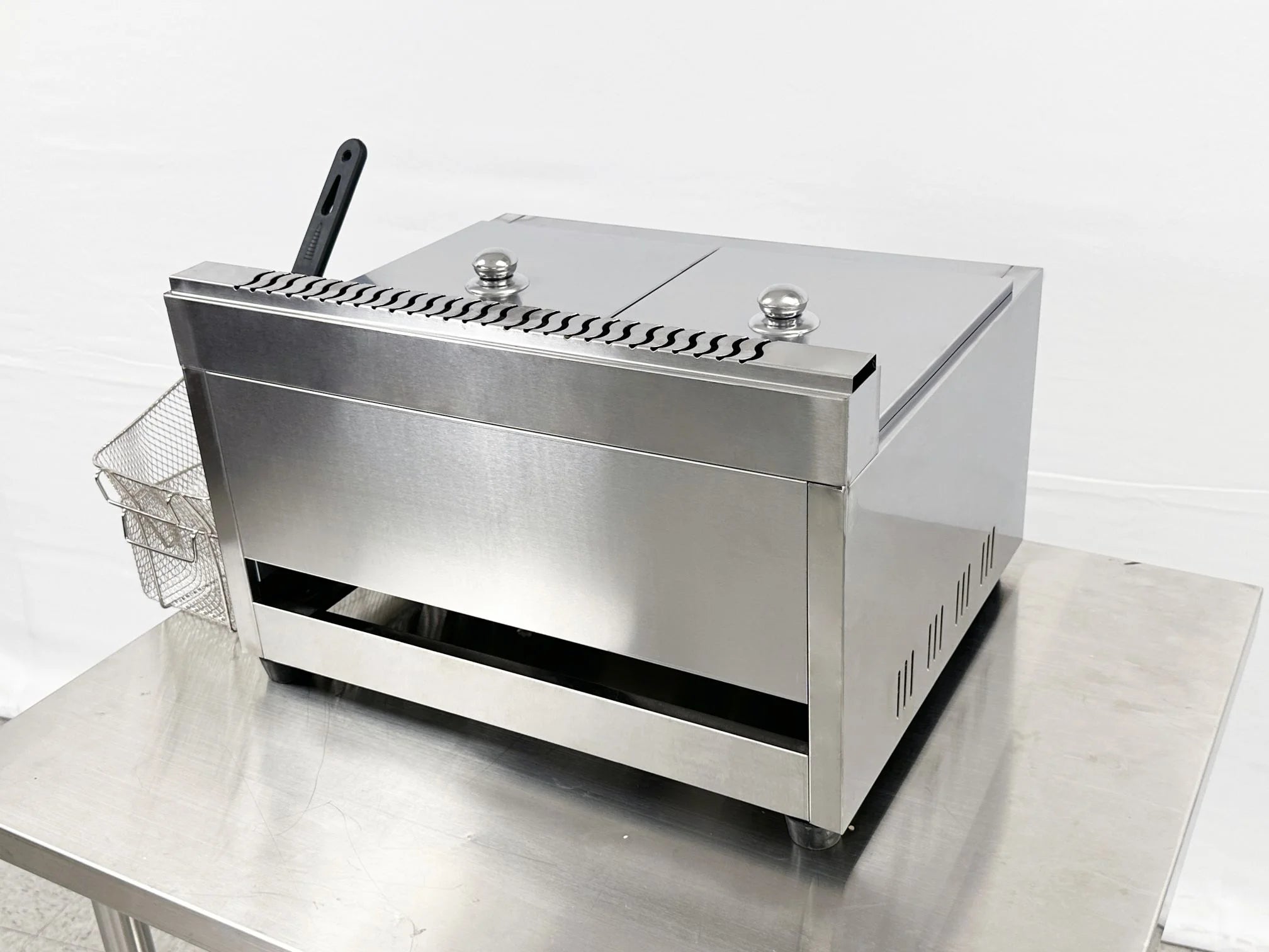 Commercial Countertop Double Deep Fryer 7 Gallon Q159
