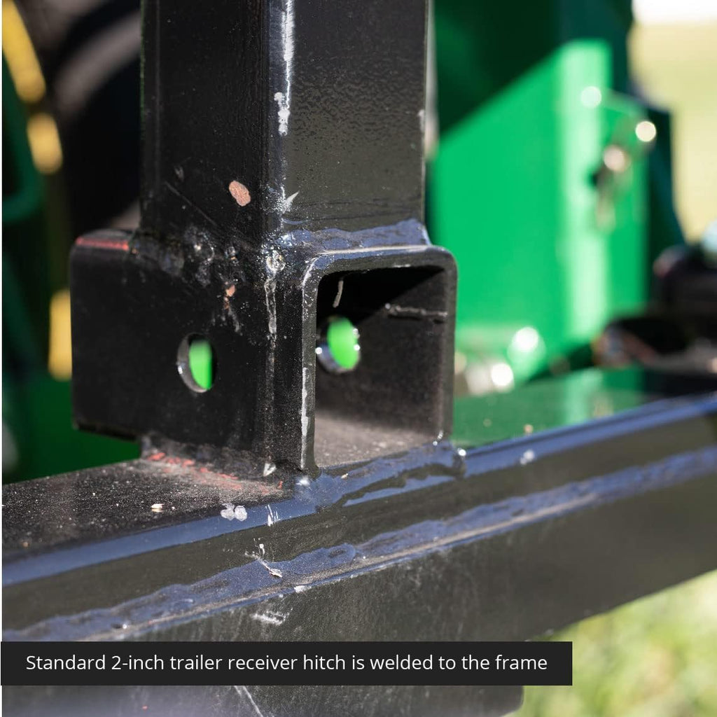 Titan 60-in Pallet Fork Hay Frame Attachment with Rack V9653
