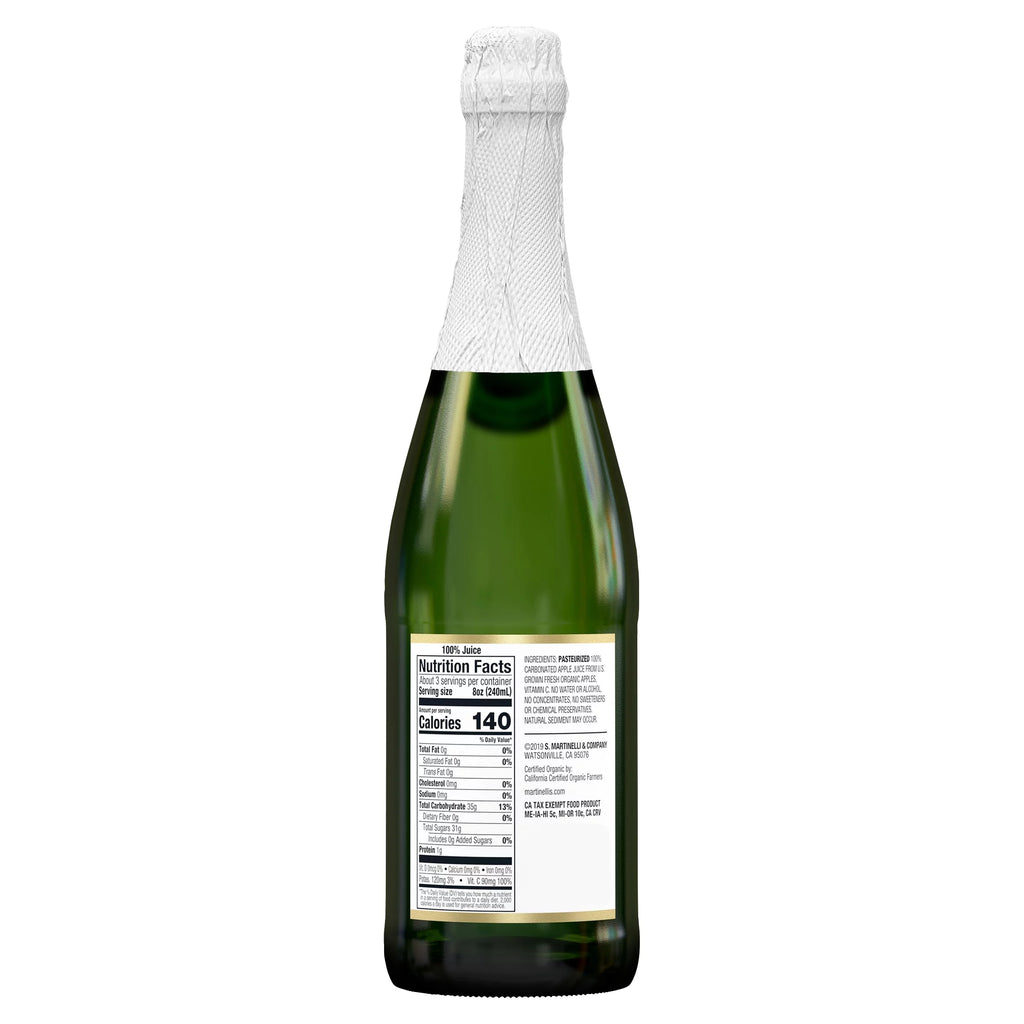 Martinelli's Gold Medal Organic Sparkling Cider 25.4 fl oz N10817