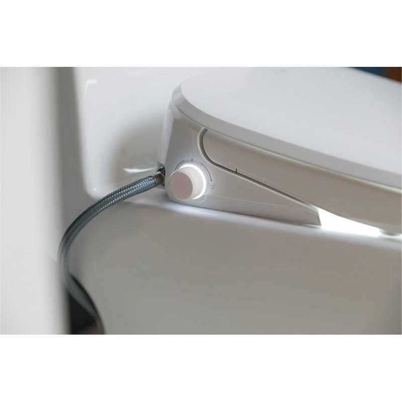 Alpha Bidet UX Pearl Bidet Toilet Seat Elongated White N376