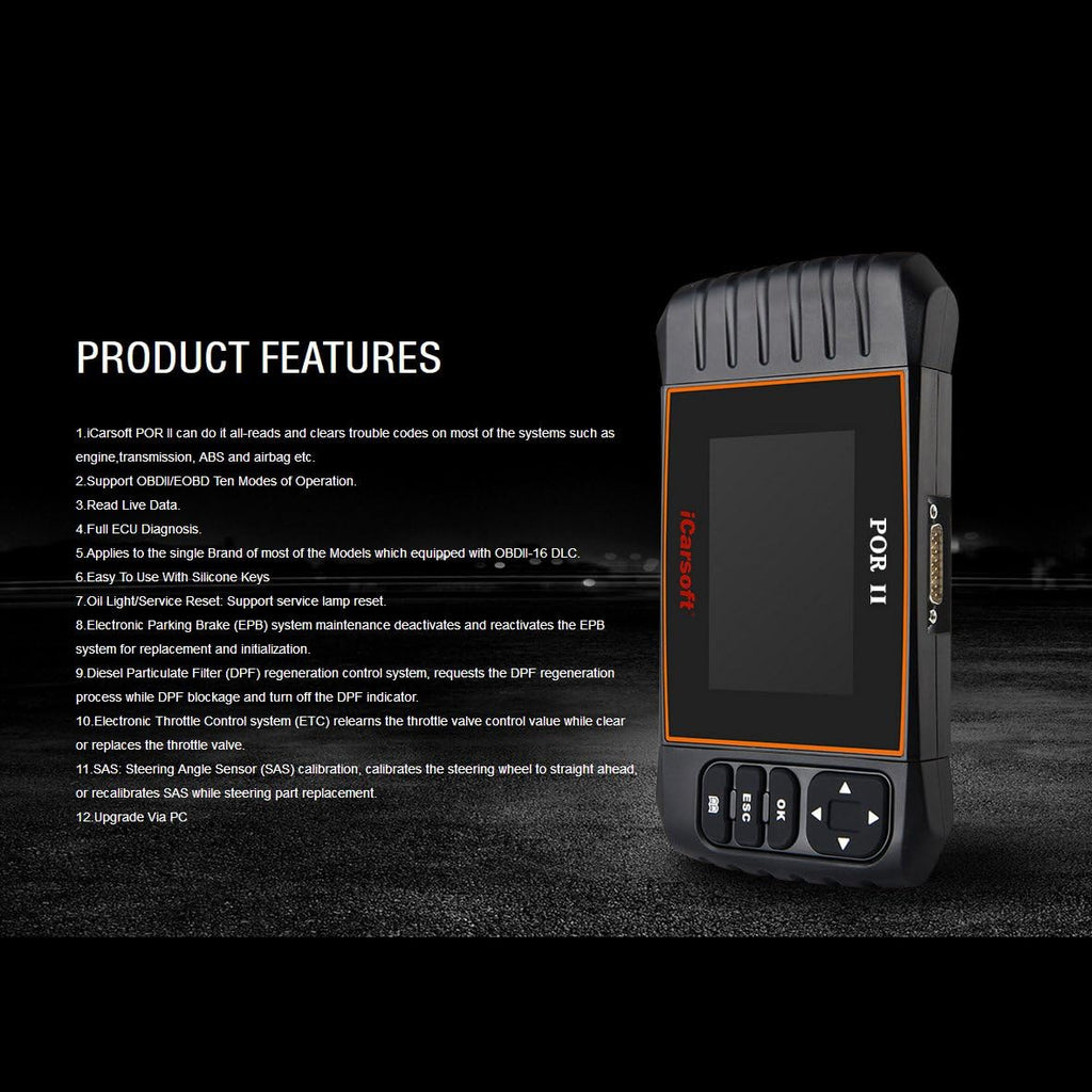 iCarsoft POR-II Porsche OBD-II Scanner Tool M167