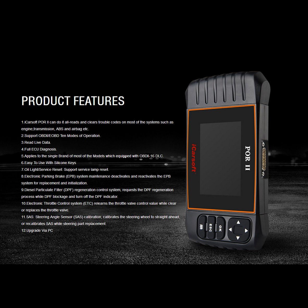 iCarsoft POR-II Porsche OBD-II Scanner Tool M167