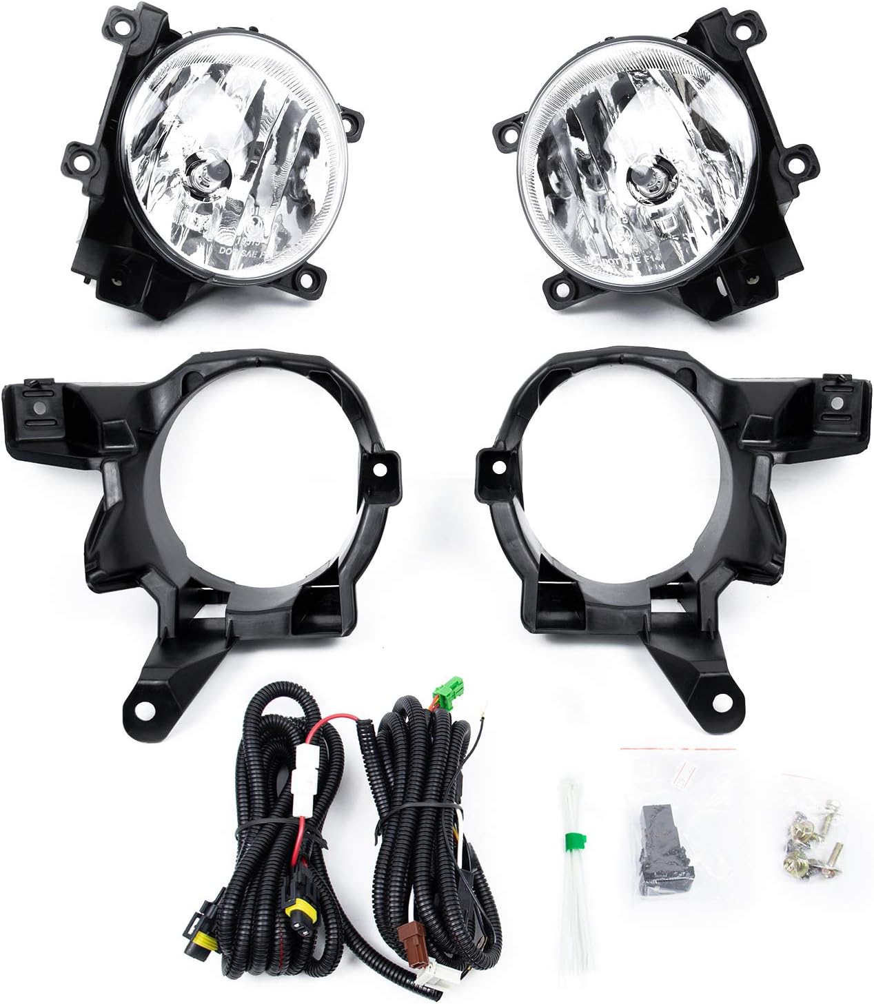 RP Remarkable Power Clear Fog Lights Kit for 2013-2015 RAV4, Pack of 2 W66817