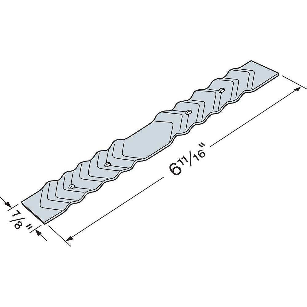 Simpson Strong-Tie BT 22-Gauge Galvanized Brick Tie S4127
