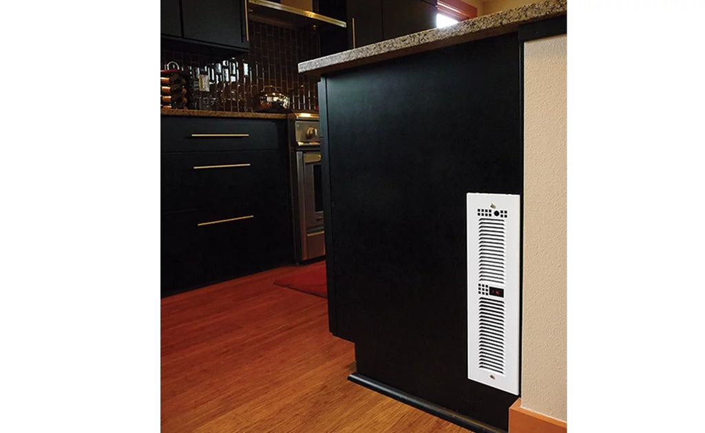 King Electric KTW 1500W 240V Kickspace Heater, White S49252