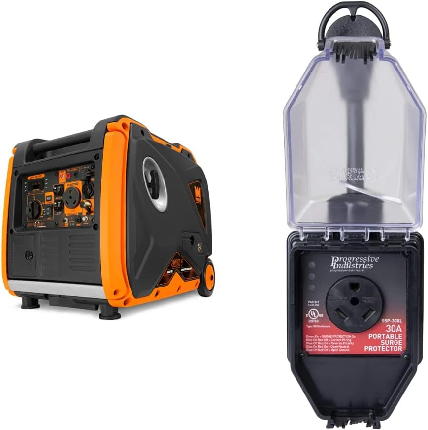 WEN DF400i 4000-Watt Dual Fuel Portable Inverter Generator R52803