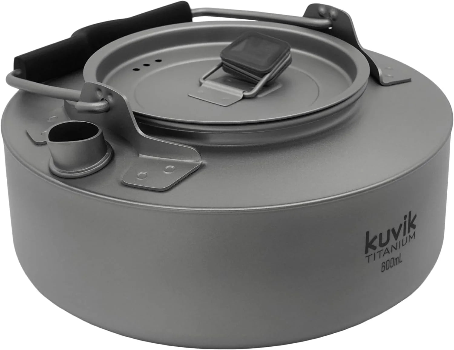 Kuvik 600ml (20.3 oz) Titanium Kettle for Backpacking and Camping D718