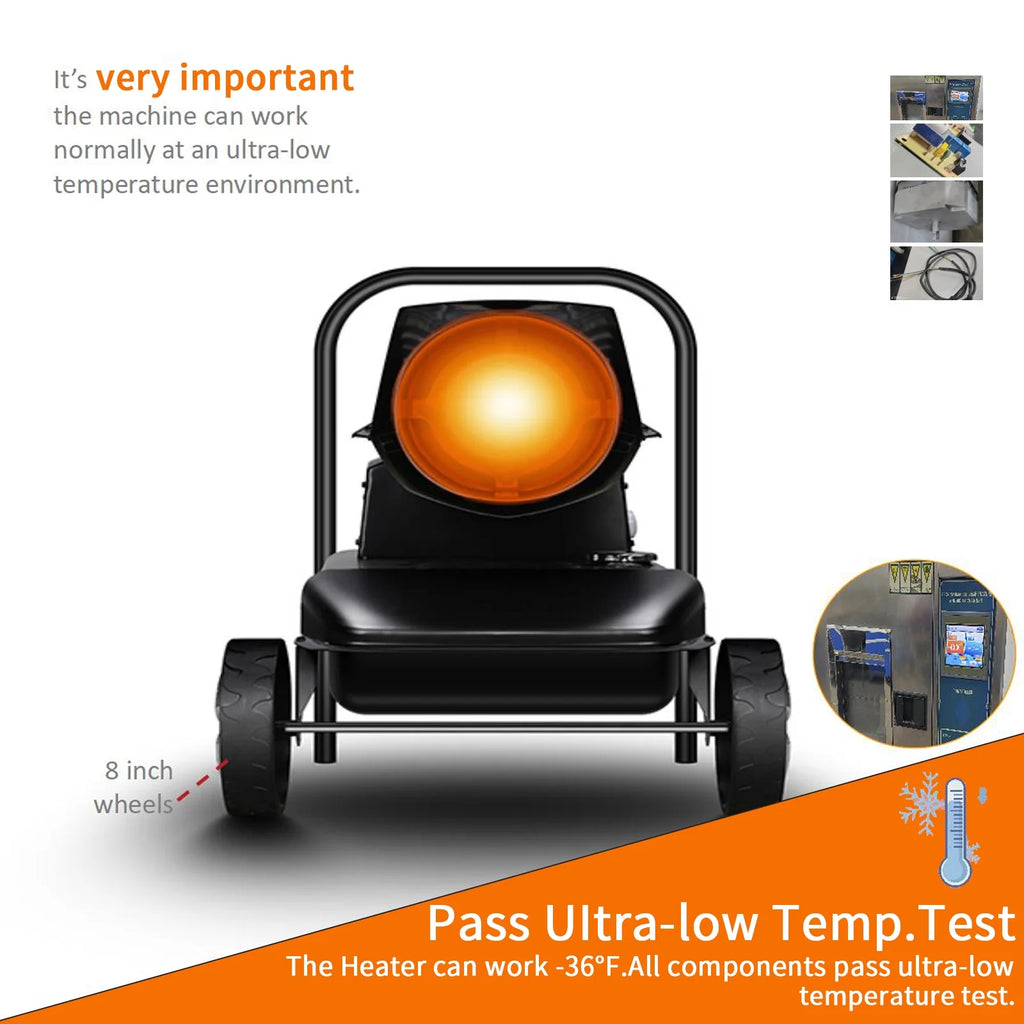 KEHOMY 220 Portable Kerosene/Diesel Heater with Thermostat Control J806