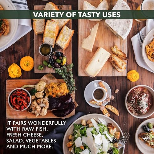 Frantoia Extra Virgin Olive Oil from Italy, Unfiltered Cold Extracted, 101.4 Fl Oz O2791