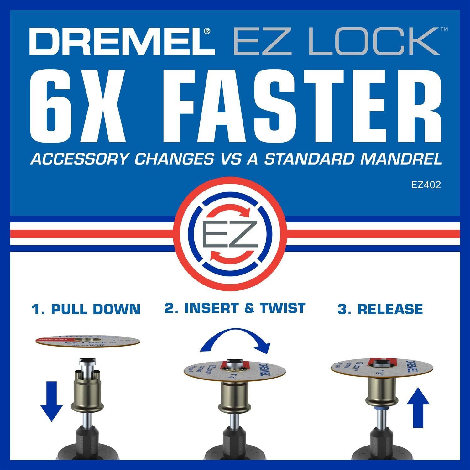 Dremel EZ728-01 EZ Lock Rotary Cutting Accessory Kit O3336