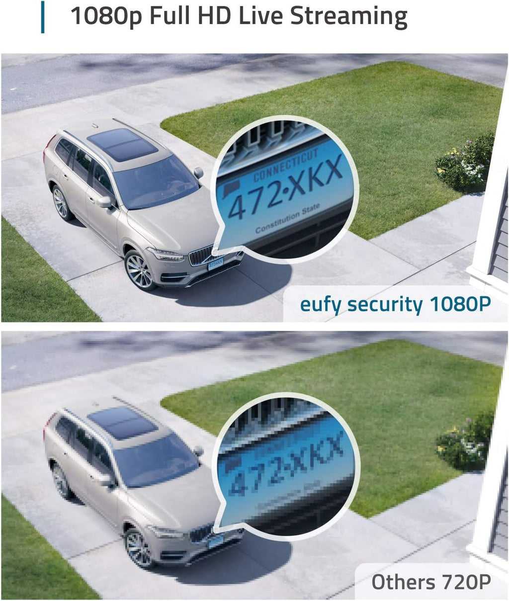 eufy Security eufyCam 2C Wireless Home Security Camera System, 3-Cam Kit N7482