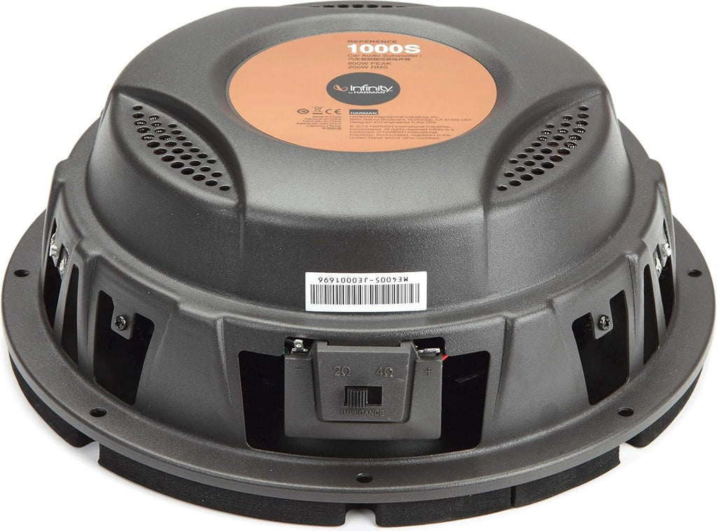 Infinity REF1000S 10 Inch Shallow Mount Subwoofer U8919