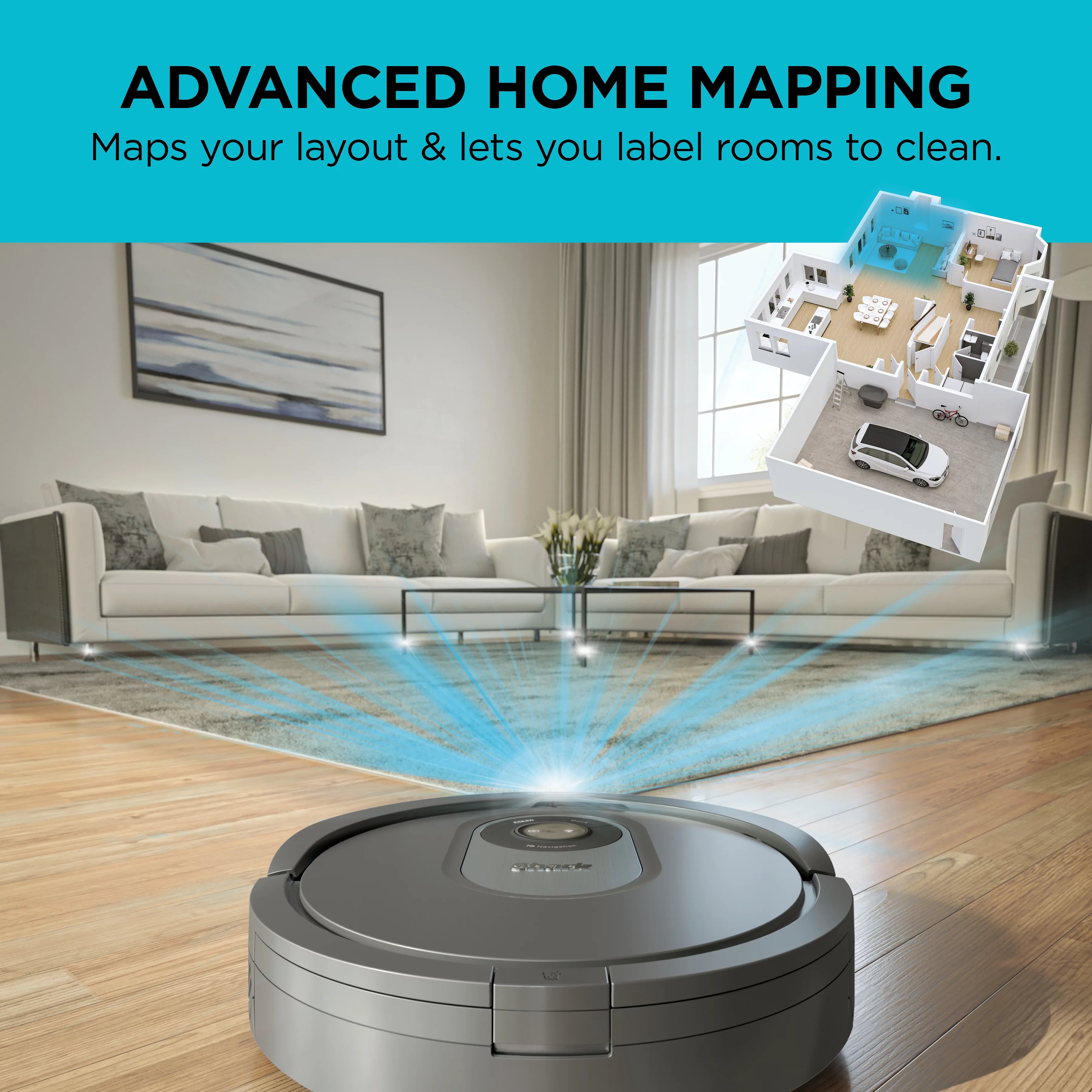 Shark RV2001 AI Robot Vacuum with Self-Cleaning Brushroll Q5836