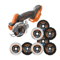RIDGID 18V SubCompact Brushless Cordless 3 in. Multi-Material Saw with Cutting Wheels - Shop Hardware Tools Online Store