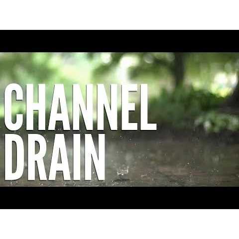 Source 1 Drainage Trench & Driveway Channel Drain with Galvanized Steel Grate Y961
