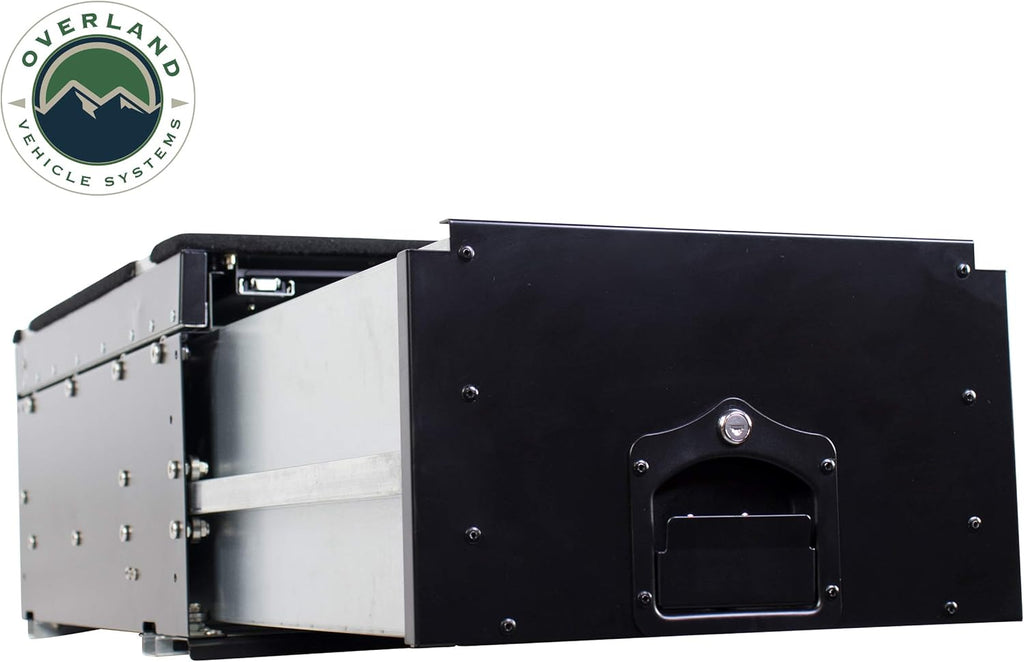 Overland Vehicle Systems Cargo Box with Slide Out Drawer, Black C63567