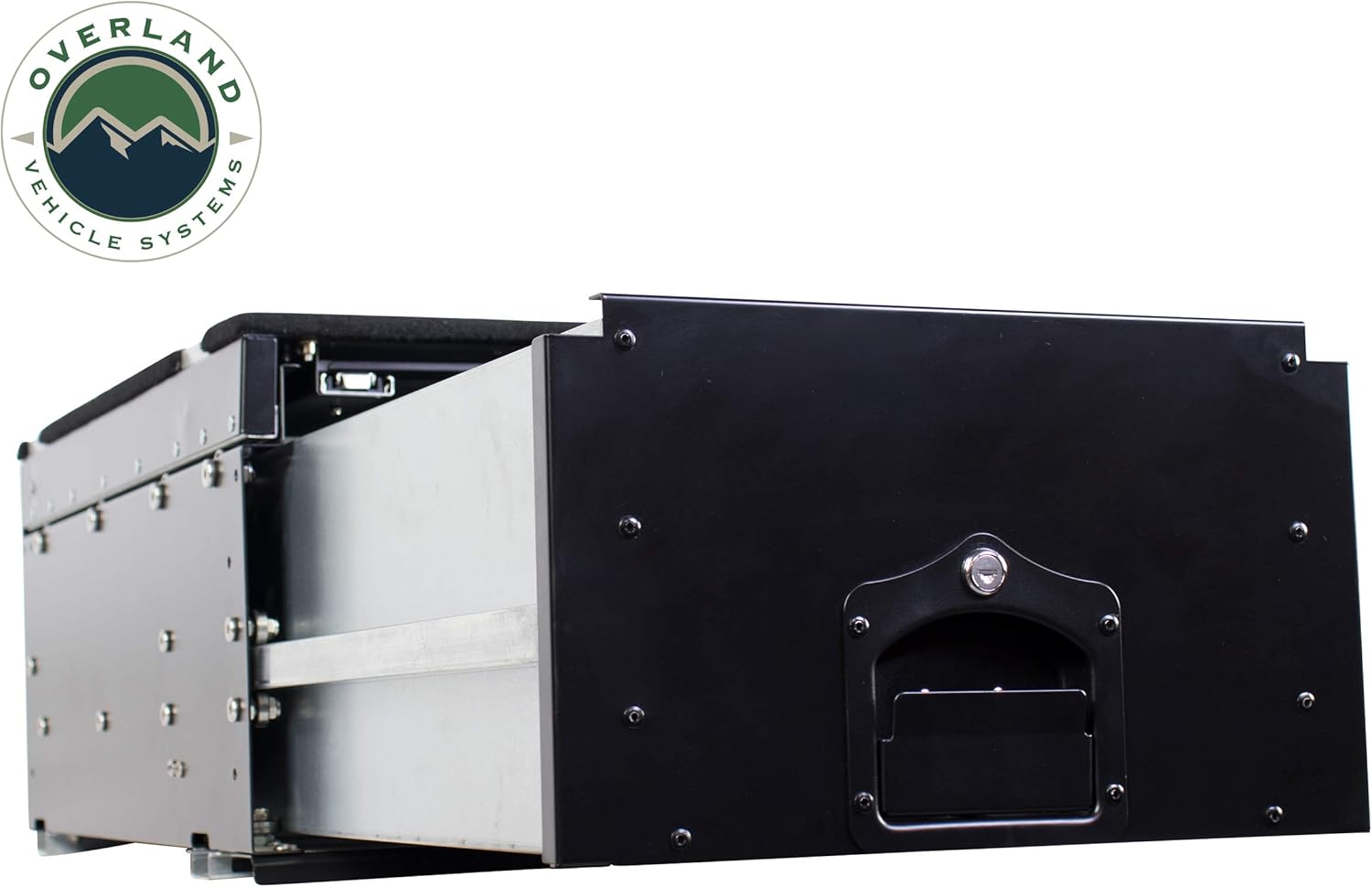 Overland Vehicle Systems Cargo Box with Slide Out Drawer, Black C63567