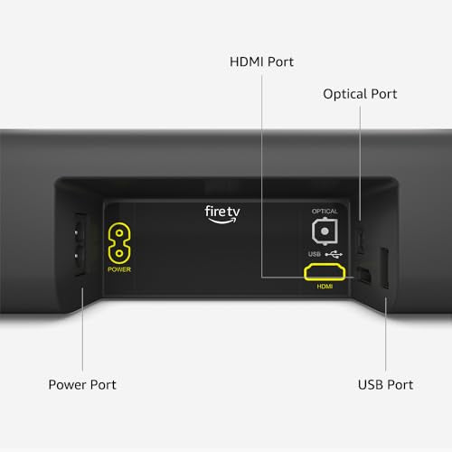 Amazon Fire TV Soundbar, 2.0 speaker with DTS Virtual:X and Dolby Audio B59799