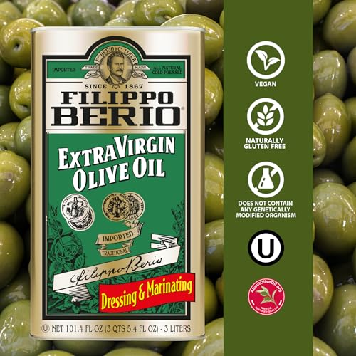 Filippo Berio Extra Virgin Olive Oil, 101.4 oz Tin O848038
