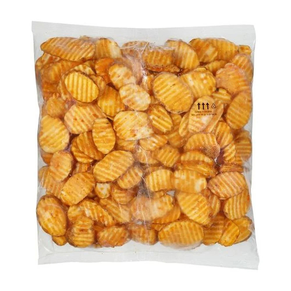 Simplot Seasonedcrisp Delivery Plus Savory Battered Potato Skin On Slice, 4 lb M268