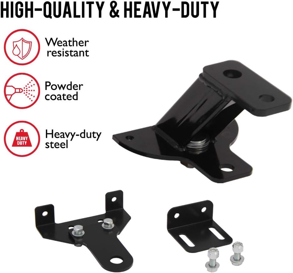 ELITEWILL Zero Turn Lawn Mower Trailer Hitch Receiver 5" Rise Heavy Duty Universal Towing Hitch W969713