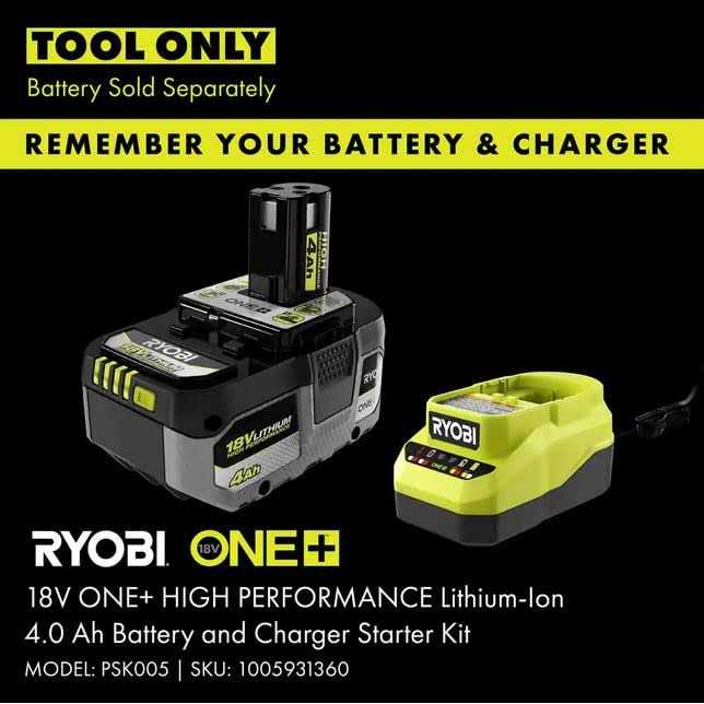 Ryobi ONE+ 18V 800 Watt Power Inverter RYI8030AVNM T45958