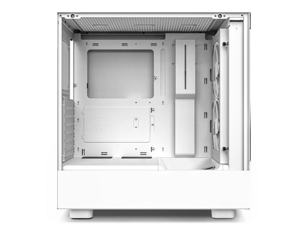 NZXT H5 Elite All White SGCC Steel Tempered Glass ATX Computer Case L384