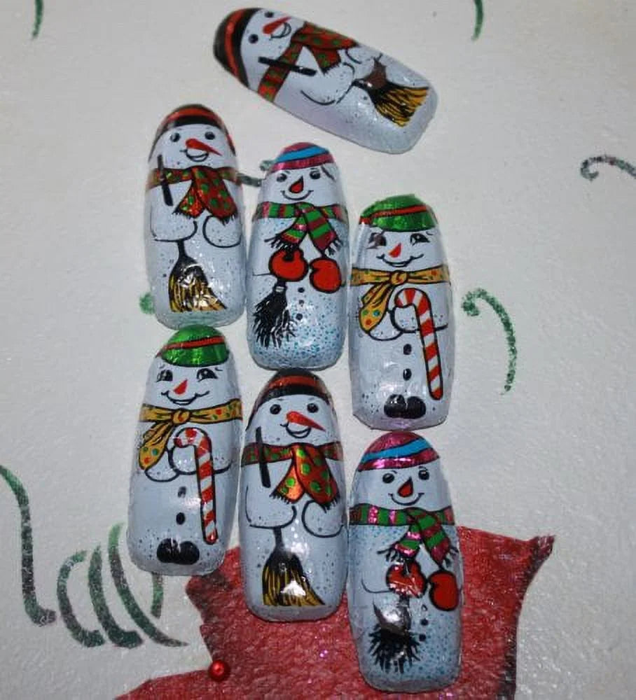 Christmas Chocolate Snowmen Milk Chocolate - 8oz, 25 Pieces Q6631