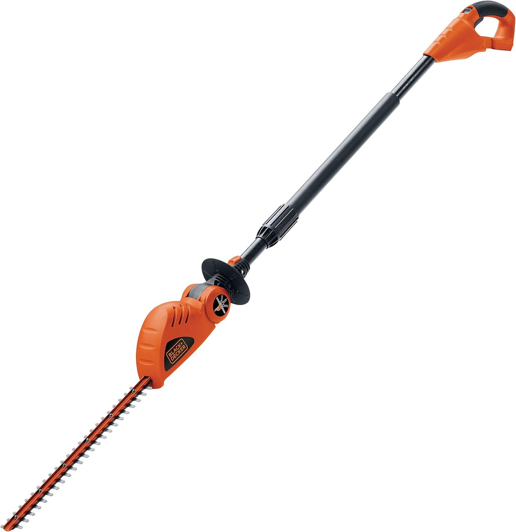 BLACK+DECKER 20V MAX Cordless Pole Hedge Trimmer, 18-Inch (LPHT120)