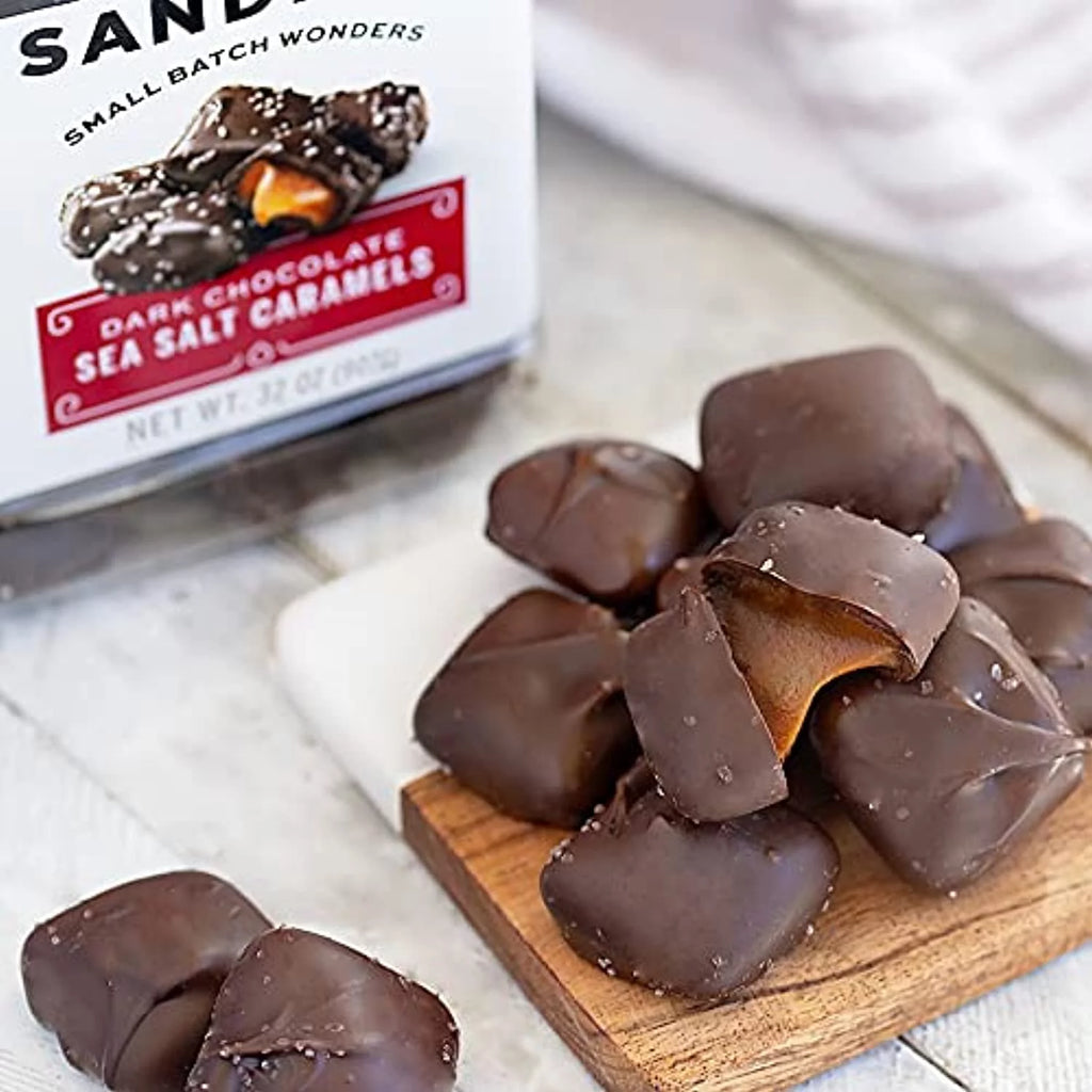 Sanders Original Dark Chocolate Sea Salt Caramels, 32 Oz E7479