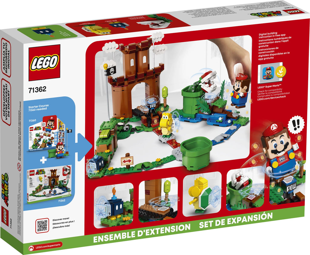 LEGO Super Mario Guarded Fortress Expansion Set 71362 Building Playset Y5558