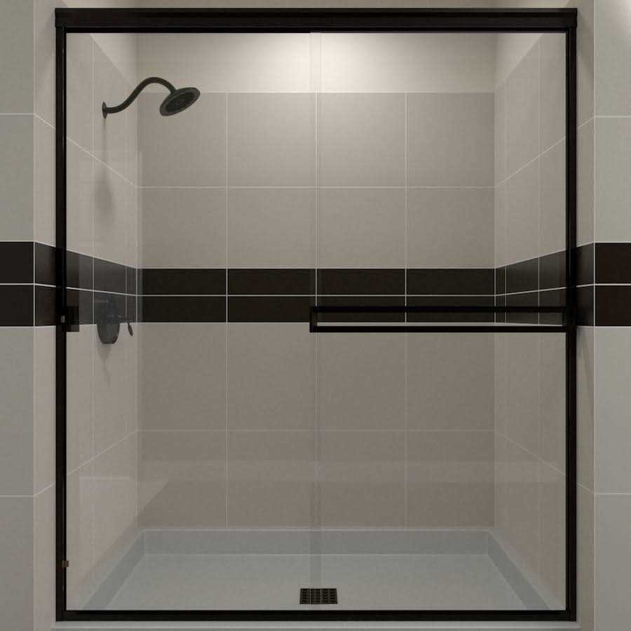Arizona Shower Door SE48X703ORCL 46"W x 70"H Bypass Semi-Frameless Shower Door K5888