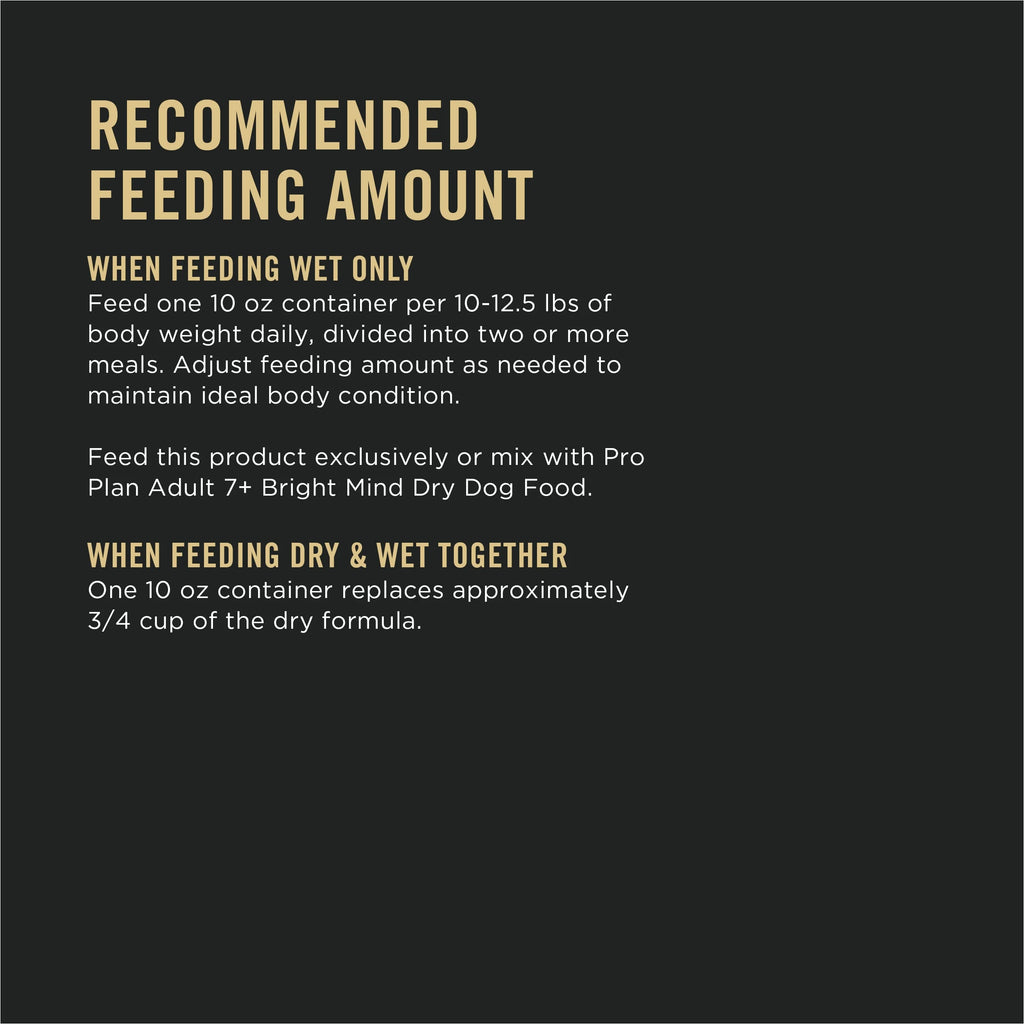 Purina Pro Plan Senior Wet Dog Food, Turkey & Brown Rice, 10 oz Tubs (8 Pack) X14887
