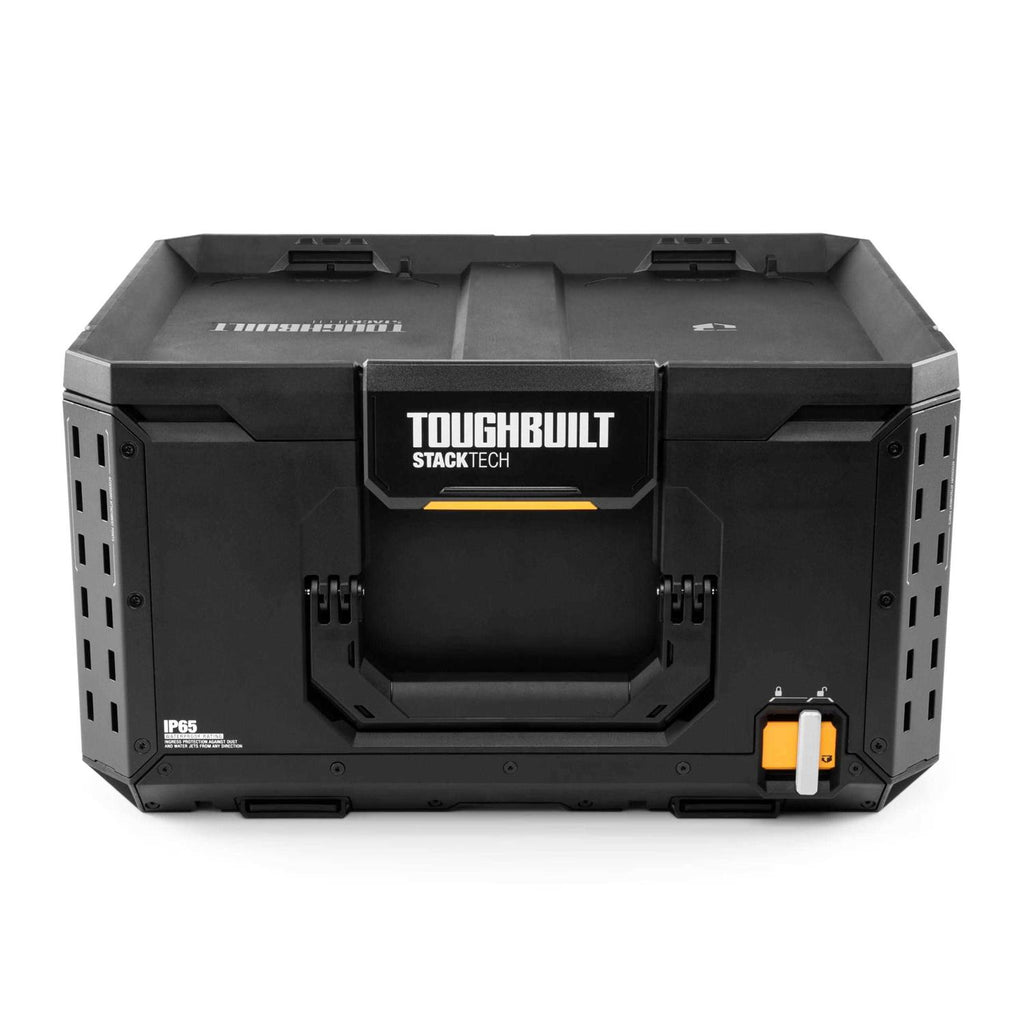 TOUGHBUILT STACKTECH Large 21-in Black Plastic Lockable Tool Box F970